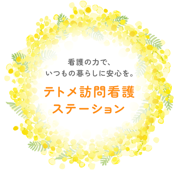 看護の力で、いつもの暮らしに安心を。テトメ訪問看護ステーション